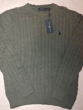 Polo Ralph Lauren Men's Cable Knit Crewneck Sweater